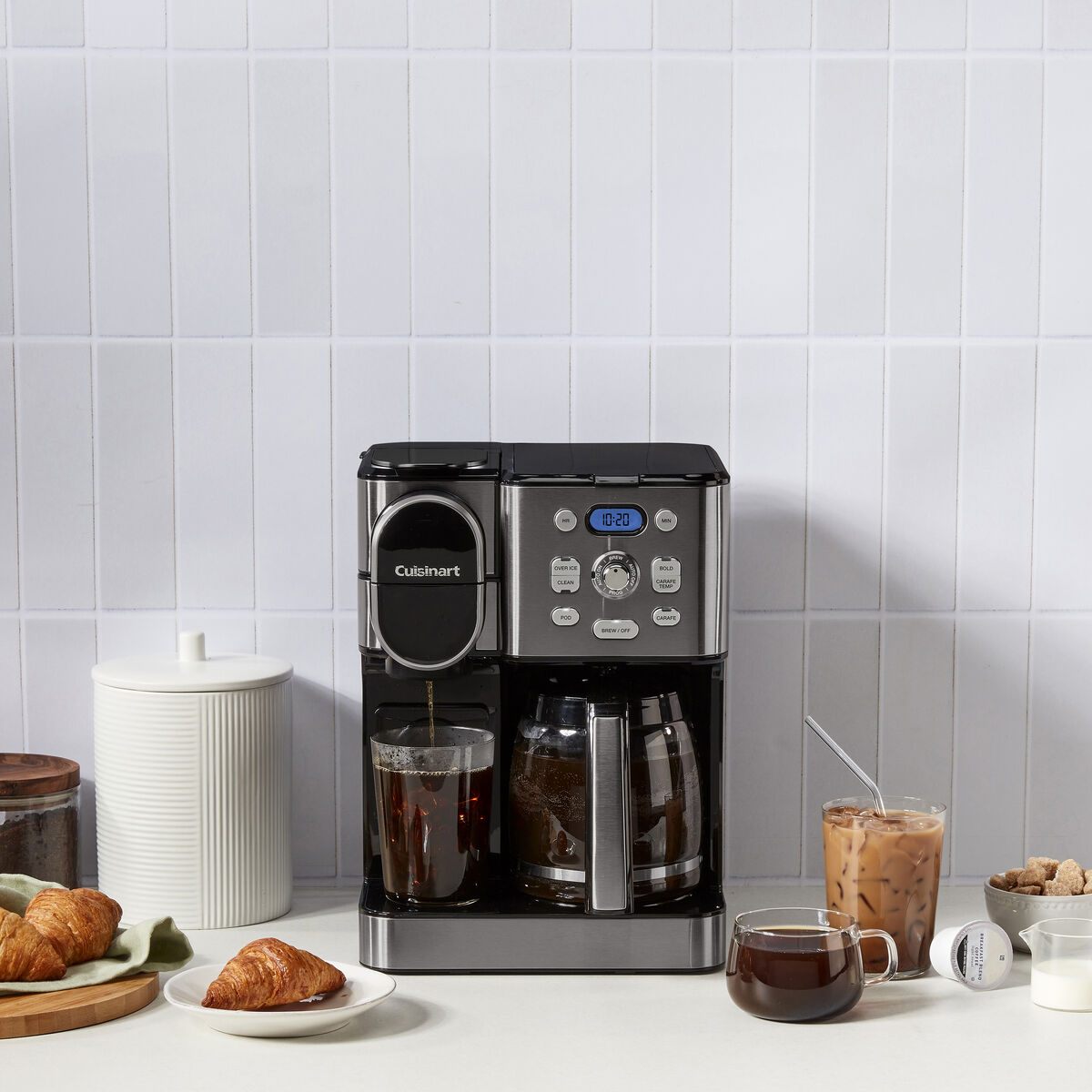 Coffee Center® 2-in-1 Coffee Maker Black Stainless - Cuisinart