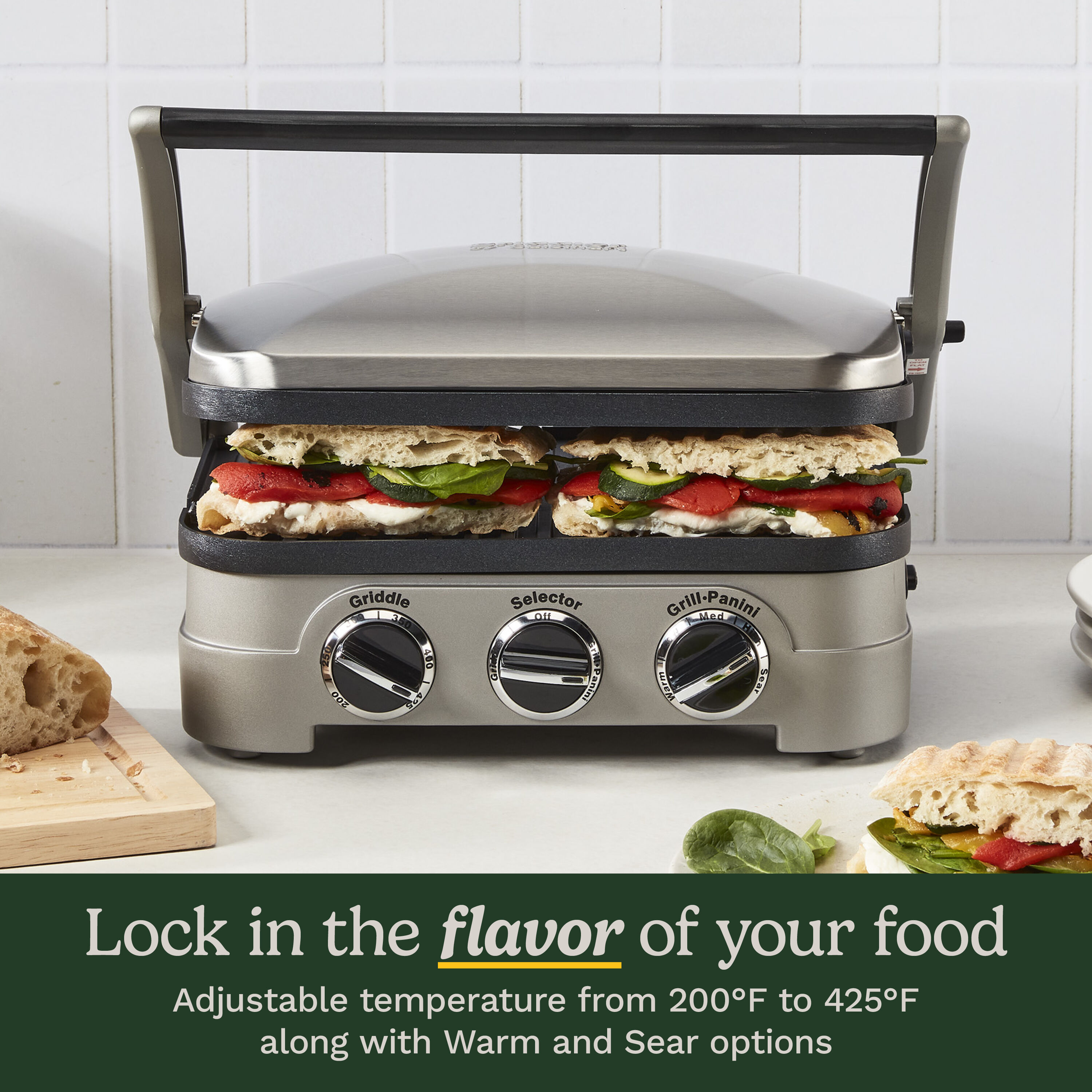 Griddler® Indoor Grill w/ Griddle & Panini Press | $30 Off