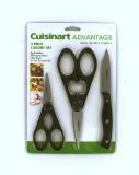 Discontinued Advantage 3 Piece All Purpose Shear and Paring Knife Set 1