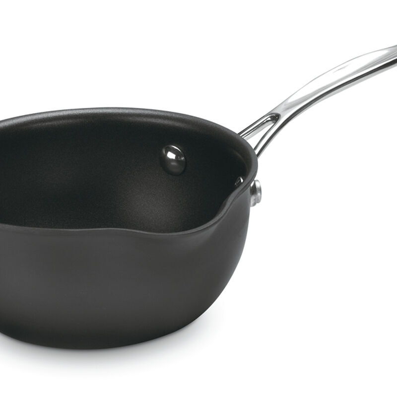 Chef's Classic&trade; Nonstick Hard Anodized 1 Qt. Ceramic Nonstick Saucepan with Cover