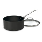 Chef's Classic&trade; Non-Stick Hard Anodized 4 Quart Saucepan 1
