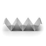 Discontinued 4-Pc Stainless Taco Tray Set 2