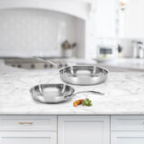 Discontinued Custom-Clad 5-Ply Stainless Steel 10 Piece Cookware Set 8