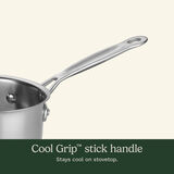 Chef's Classic&trade; Stainless 1 Qt.  Saucepan with Cover 3