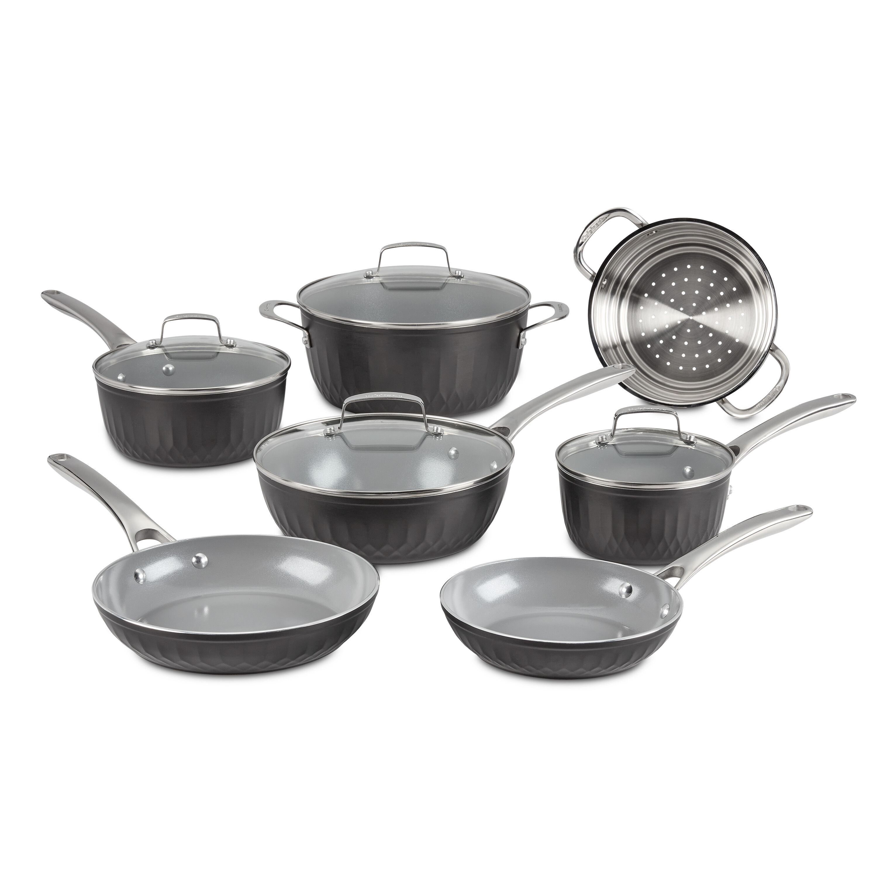 11-Pc Color Impressions Ceramic Nonstick Set - Cuisinart