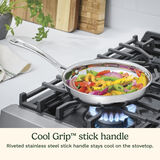 PureClad&trade; Triple-Ply 8" Stainless Steel Skillet 7
