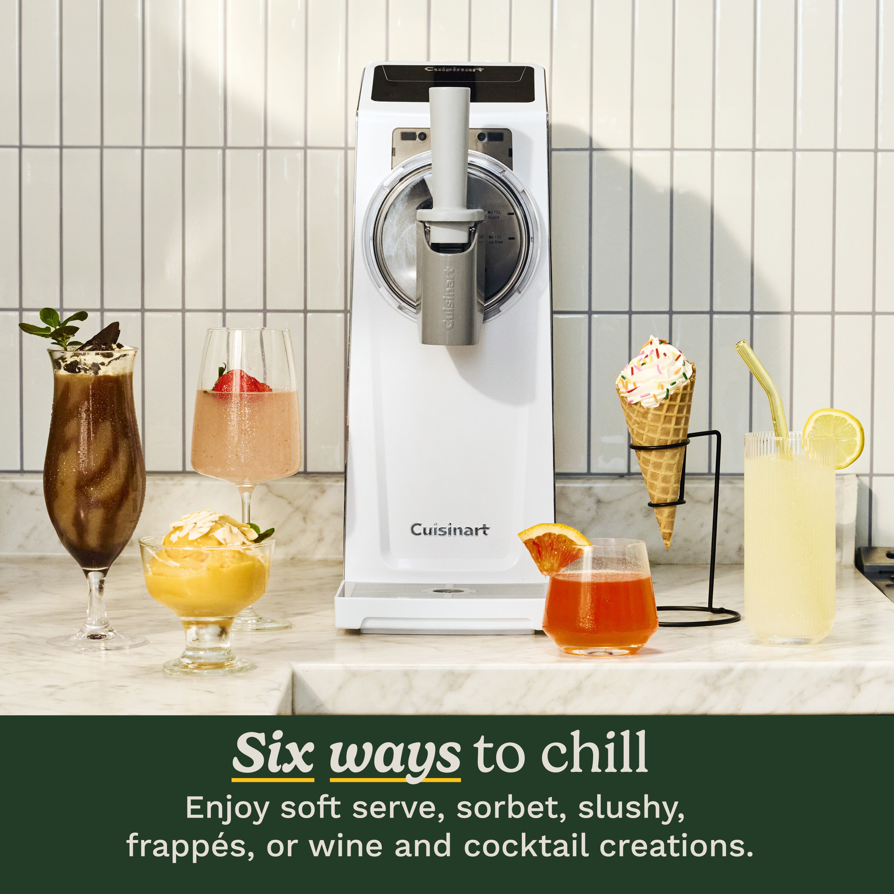 6-in-1 Slushy & Soft-Serve Ice Cream Maker - Cuisinart