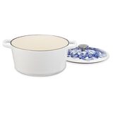 Discontinued Caskata&trade; 5 Qt. Round Covered Casserole - Blooming Peony 2