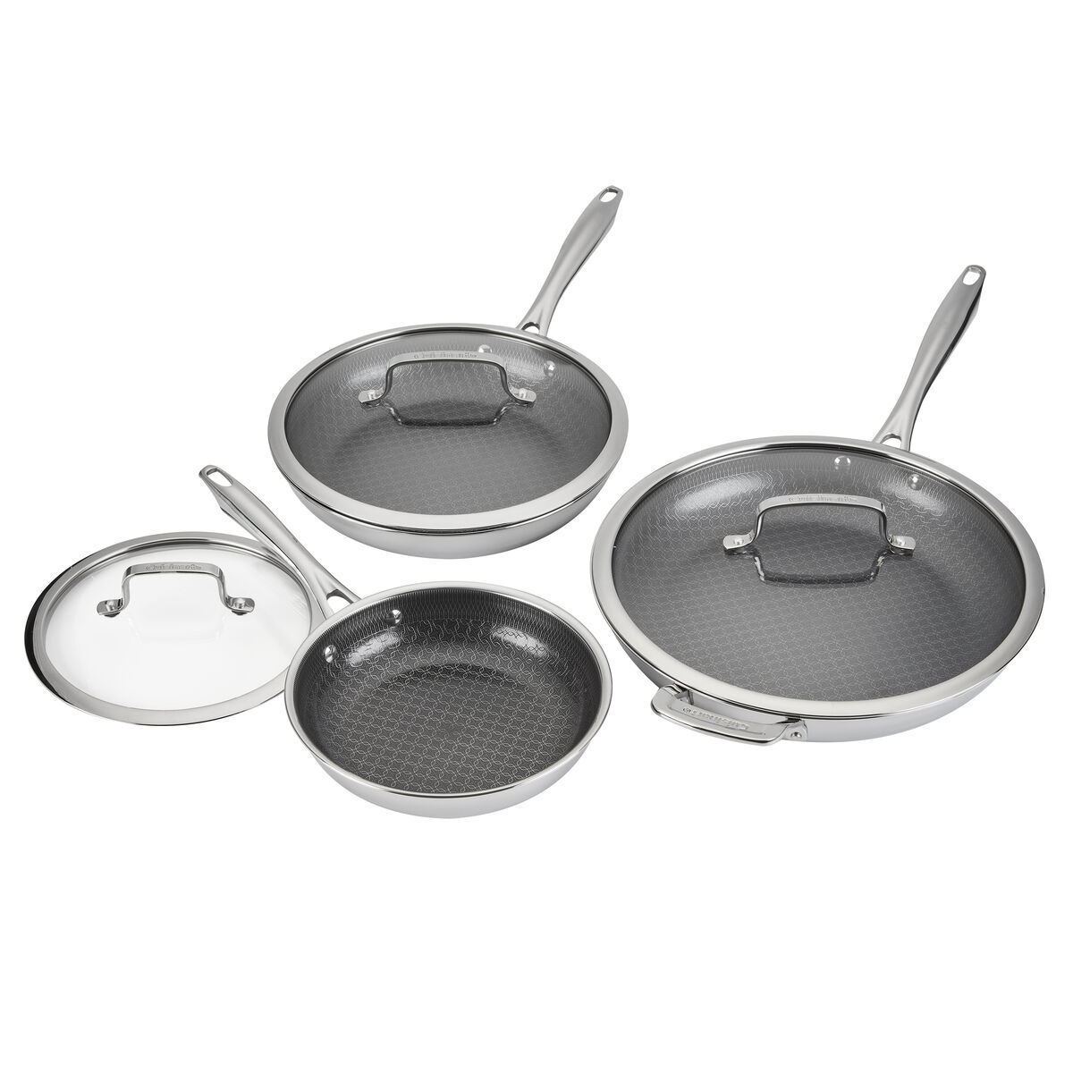 FusionElite+&trade; Hybrid Tri-Ply Stainless Steel 6-Pc Skillet Set 1