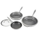 FusionElite+&trade; Hybrid Tri-Ply Stainless Steel 6-Pc Skillet Set 1