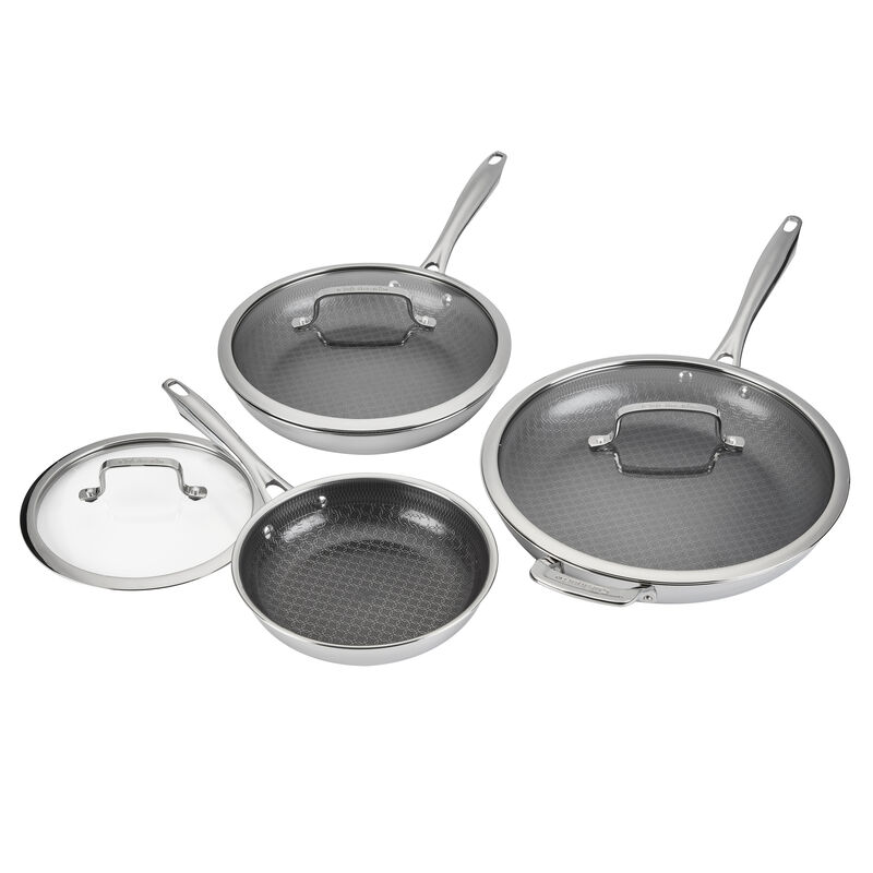 FusionElite+&trade; Hybrid Nonstick Tri-Ply Stainless Steel 6-Pc Skillet Set