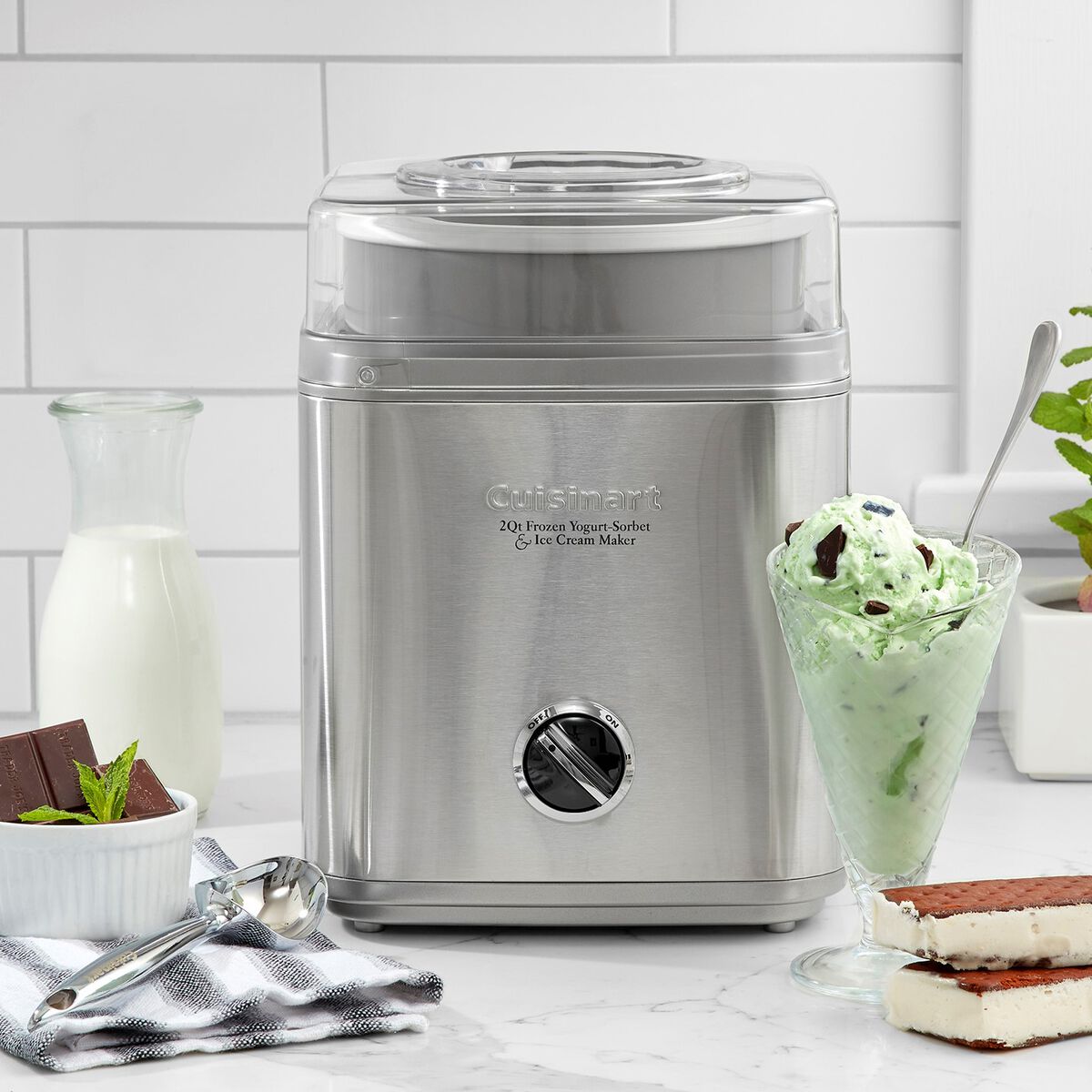 Cuisinart アイスクリームメーカー（アイスクリームメーカー 