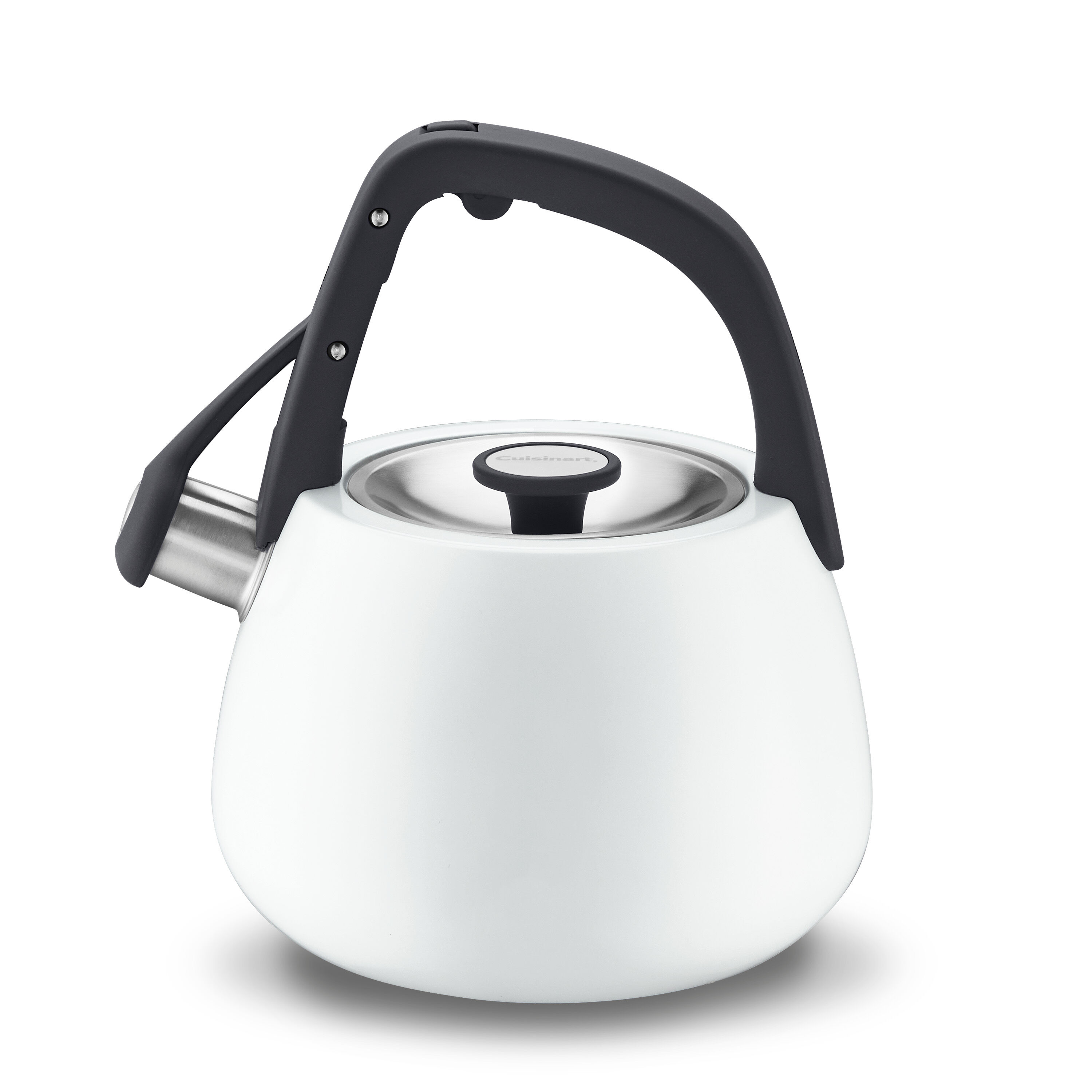 2 Qt. Matte White Stainless Steel Tea Kettle - Cuisinart