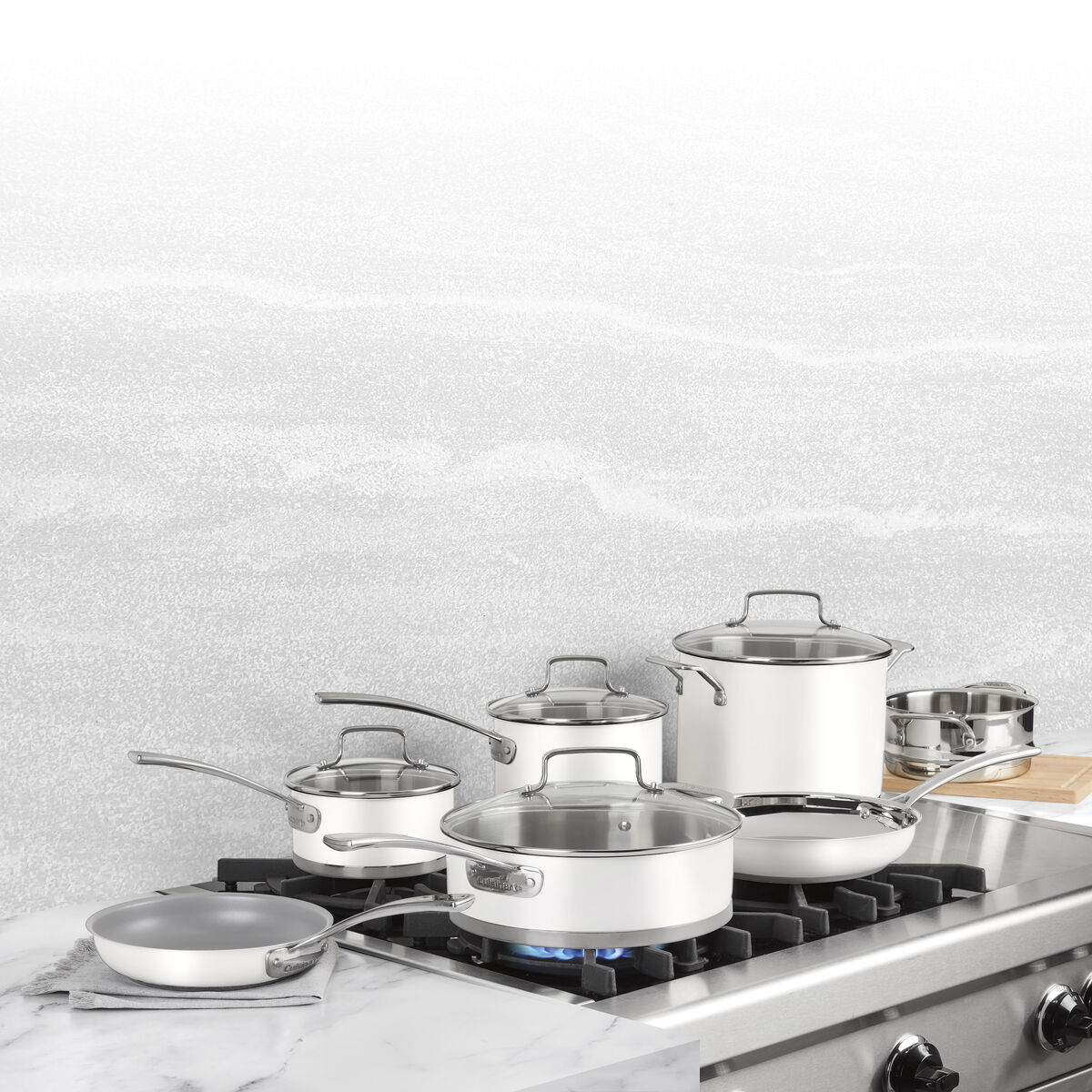 11 Piece Matte White Set 5