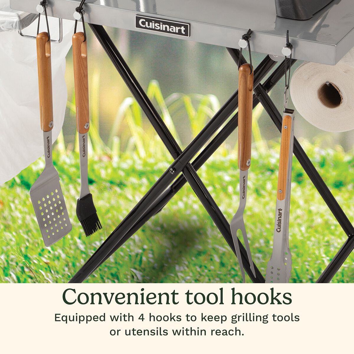 Fold 'n Go Prep Table & Grill Stand