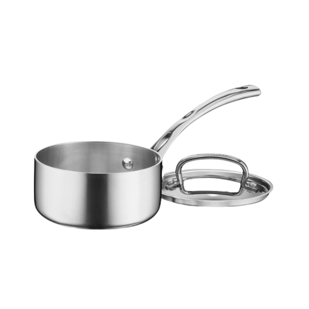 French Classic Tri-Ply Stainless 1 Qt. Saucepan with Cover 1