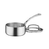French Classic Tri-Ply Stainless 1 Qt. Saucepan with Cover 1