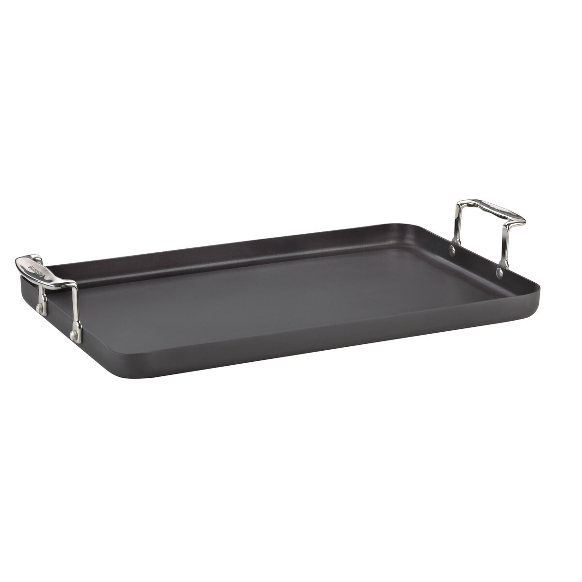 Chef's Classic&trade; Nonstick Hard Anodized 13" x 20" Double Burner Griddle