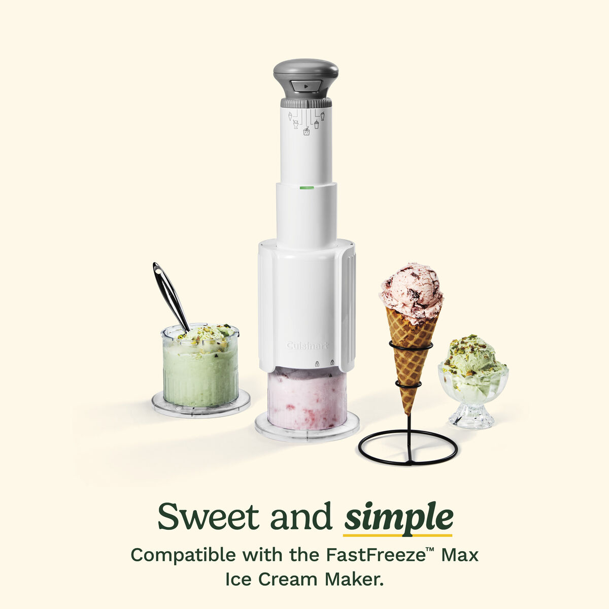 FastFreeze&trade; Max Ice Cream Maker Dessert Cups 5