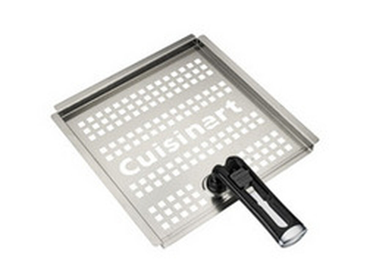 Discontinued 12" x 12" Stainless Steel Grilling Platter 1