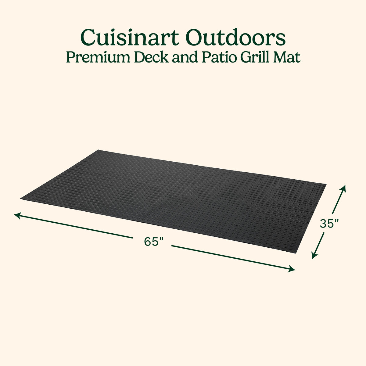 65&rdquo; X 36&rdquo; Premium Deck and Patio Grill Mat 2