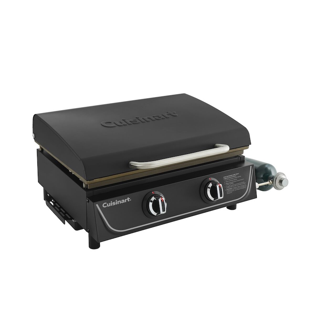 22" Tabletop Gas Griddle with Hood 1