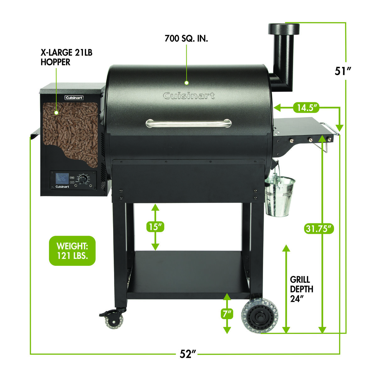 Discontinued Deluxe Wood Pellet Grill & Smoker​