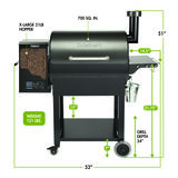 Discontinued Deluxe Wood Pellet Grill & Smoker​