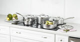 Discontinued Hammered Collection Tri-Ply Stainless 9 Piece Set 1