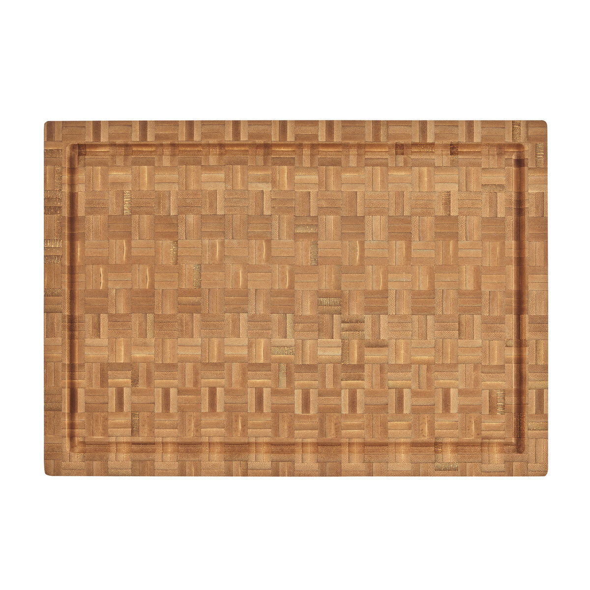 17" Reversible End Grain Bamboo Cutting Board