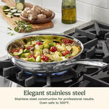 Discontinued 10" Tri-Ply Stainless Steel Skillet 3