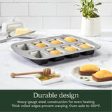 Chef's Classic&trade; Non-Stick 8-Cup Mini Cornbread Pan 3