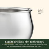 12-Pc PureClad&trade; Triple-Ply Stainless Steel Cookware Set