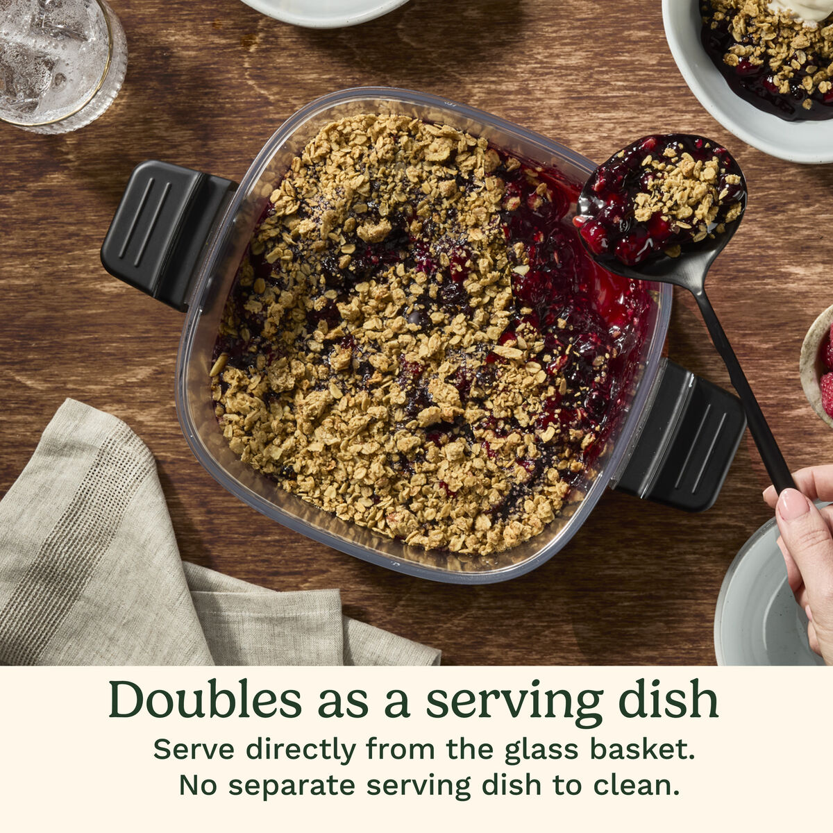 ClearView 4-quart Glass Basket Air Fryer