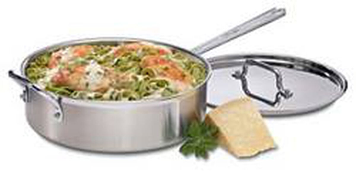 Discontinued 3.5 Quart Saut&eacute; Pan with Helper Handle 1
