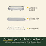 Compact Air Fryer Toaster Oven