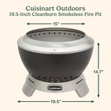 19.5&rdquo; Cleanburn Smokeless Fire Pit