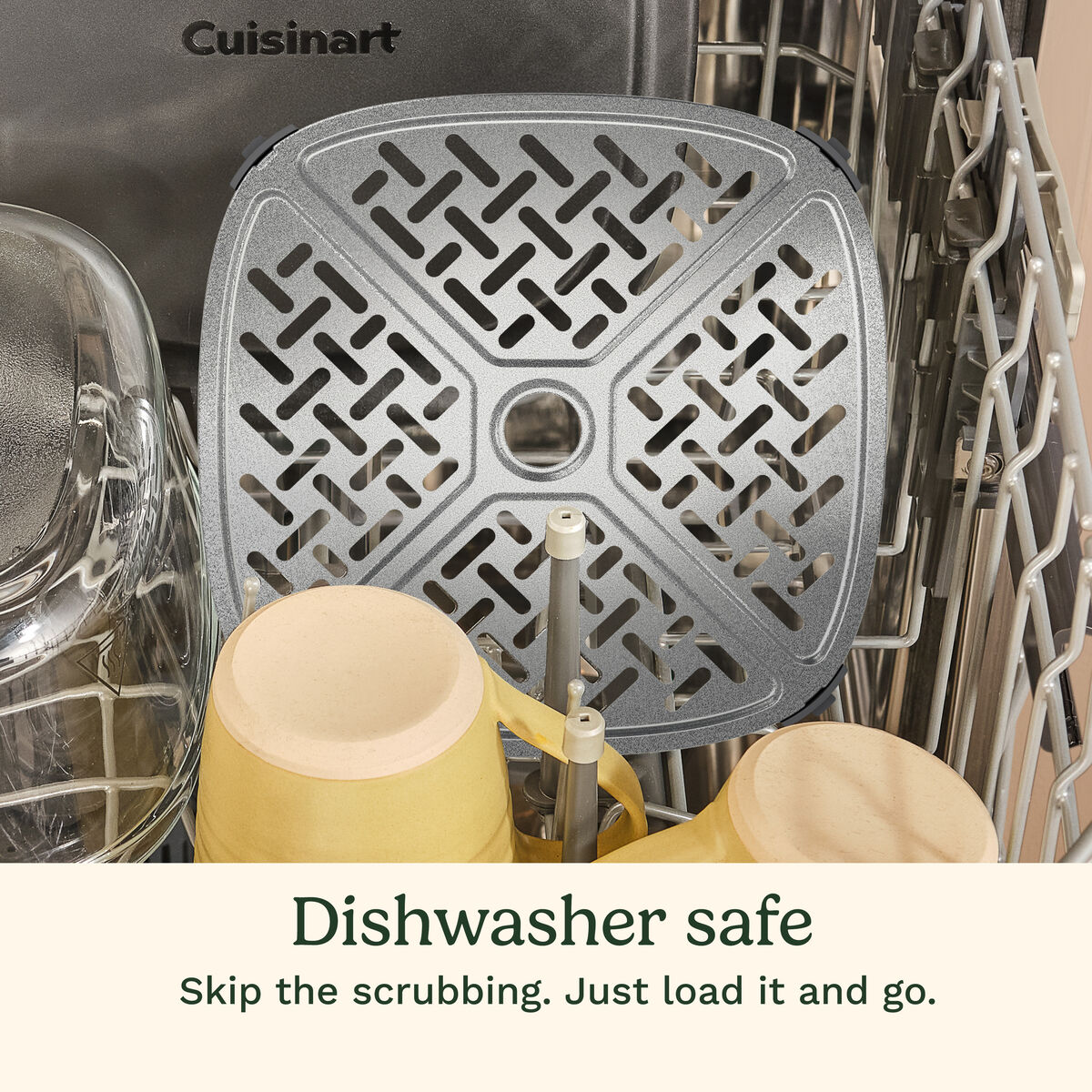 Stainless Steel Crisper Plate for ClearView 4-quart Glass Basket Air Fryer 4