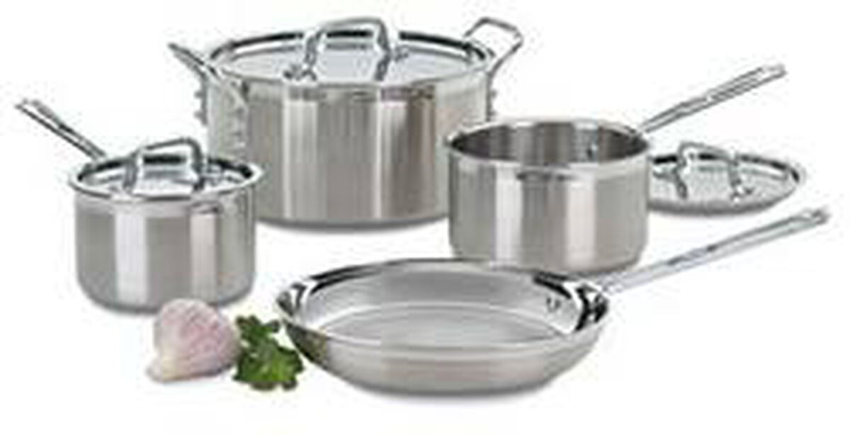 Discontinued 7 Piece MultiClad Stainless Cookware Set 1