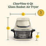 ClearView 4-quart Glass Basket Air Fryer 12
