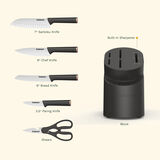 Artisan Elite Stainless Steel Cutlery 6 Piece Knife Block Set 3
