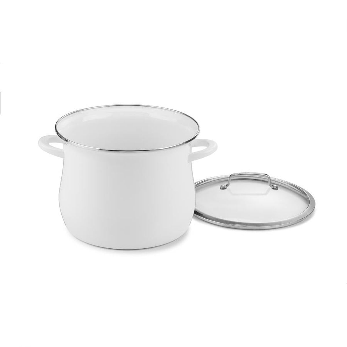Discontinued Contour Enamel on Steel 12 Quart Stockpot with Cover 1