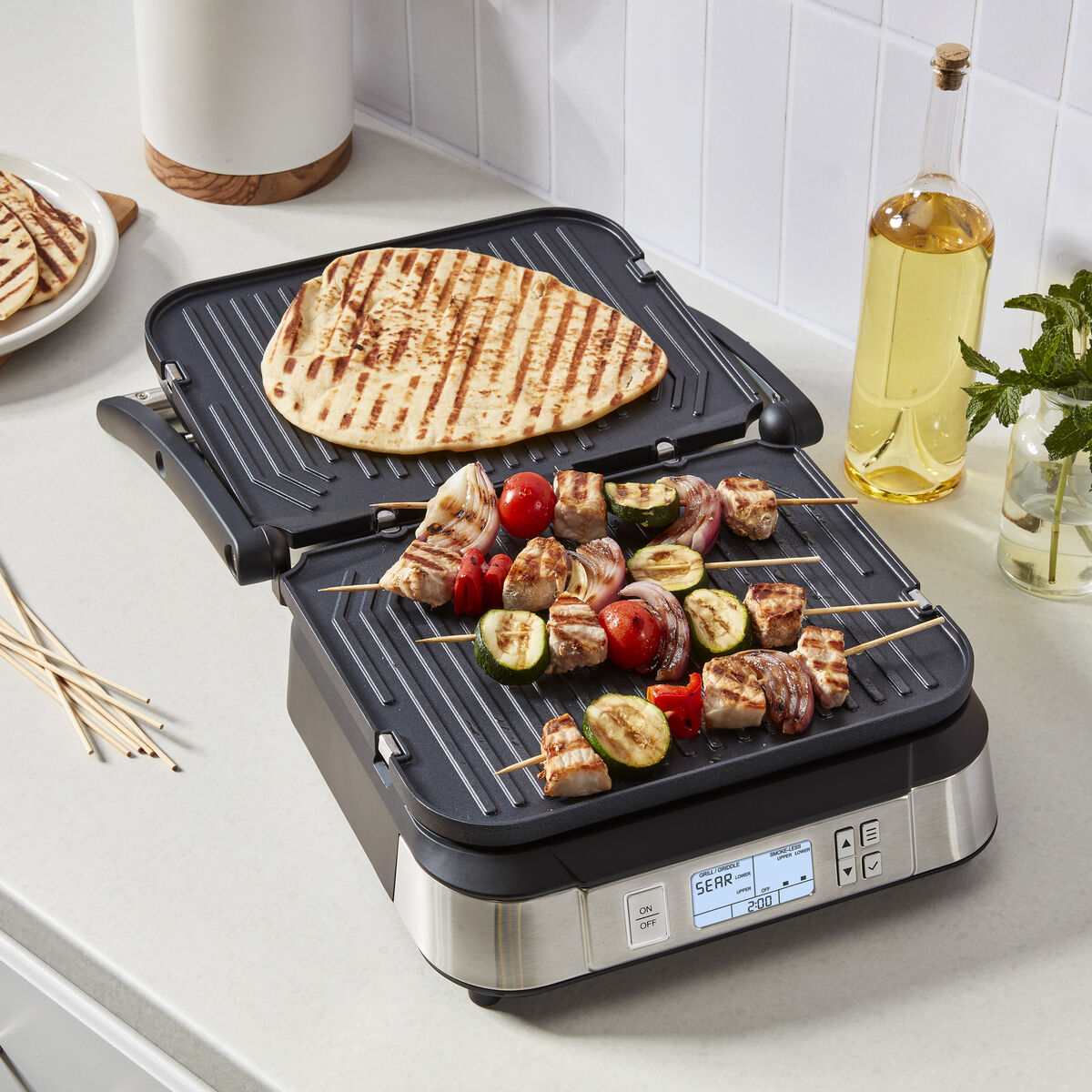 Griddler&reg; with Smoke-Less Mode