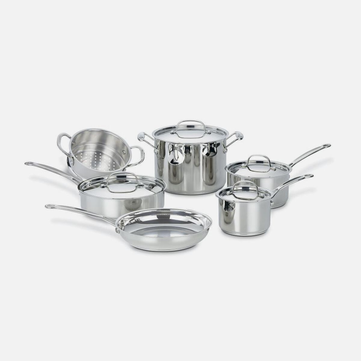Discontinued Chef's Classic™ Nonstick Stainless 10 Piece Set