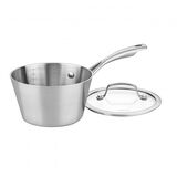Discontinued 3 Quart Multiclad Conical Tri-Ply Saucepan with Cover 1