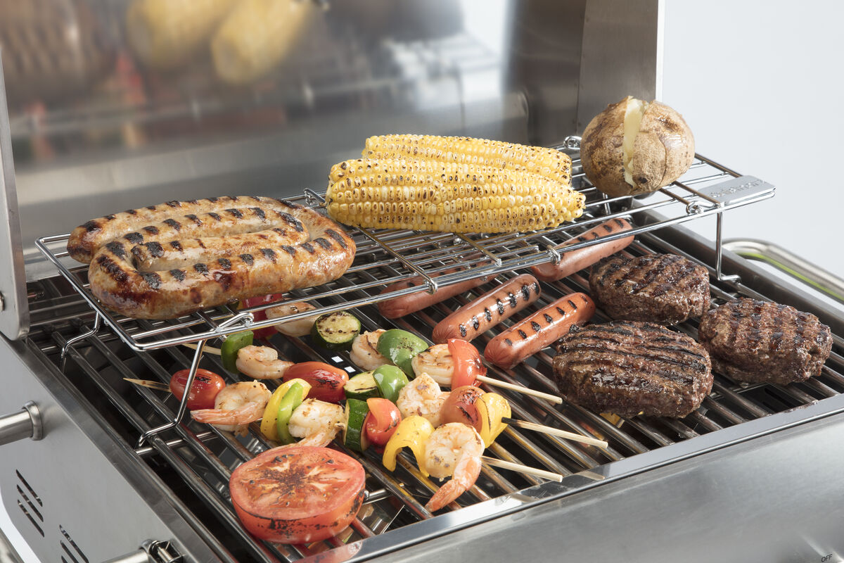 Discontinued Adjustable Grill Warming Rack 3