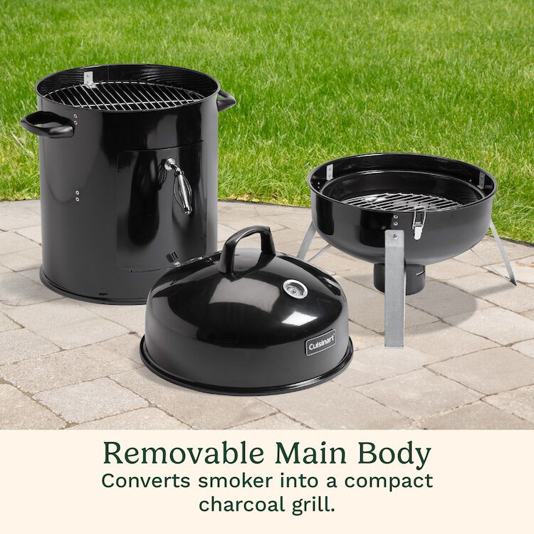 Cuisinart COS-116 Vertical Charcoal Smoker - Thumbnail 5