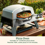 3-in-1 Grill, Griddle, and Pizza Oven