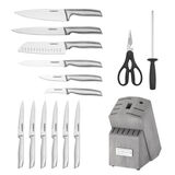 Discontinued 15pc Stainless Steel Block Set with Grey Block 2