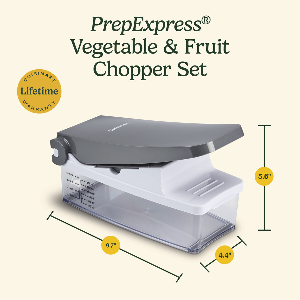 PrepExpress&reg; Vegetable & Fruit Chopper 7